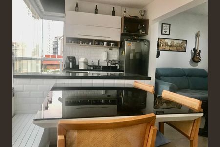 Cozinha de apartamento à venda com 1 quarto, 41m² em Vila Dom Pedro I, São Paulo