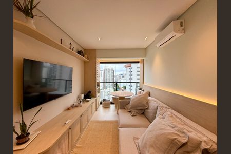 Sala de apartamento para alugar com 1 quarto, 31m² em Jardim das Acacias, São Paulo