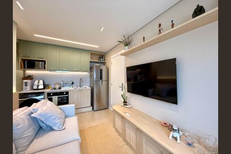 Sala de apartamento para alugar com 1 quarto, 31m² em Jardim das Acacias, São Paulo