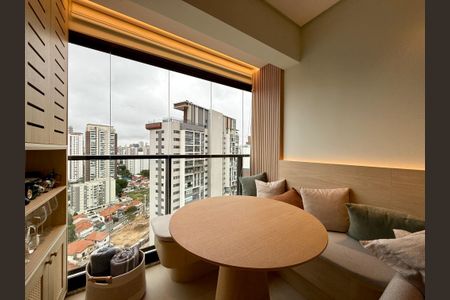Sala de apartamento para alugar com 1 quarto, 31m² em Jardim das Acacias, São Paulo