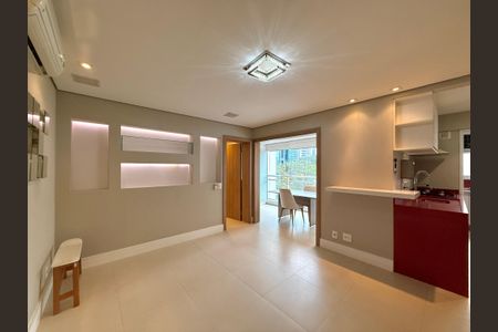 Sala de apartamento para alugar com 1 quarto, 55m² em Cidade Monções, São Paulo