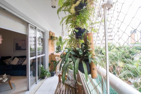 Varanda da Sala de apartamento à venda com 3 quartos, 169m² em Brooklin, São Paulo