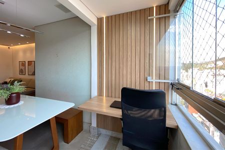 Varanda da Sala de apartamento à venda com 3 quartos, 97m² em Buritis, Belo Horizonte