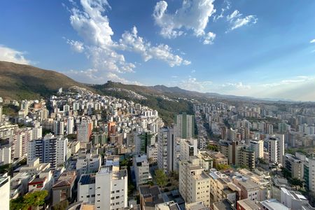 Vista da Sala de apartamento à venda com 3 quartos, 97m² em Buritis, Belo Horizonte