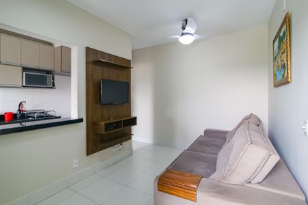 Sala de apartamento para alugar com 3 quartos, 68m² em Jardim Santiago, Indaiatuba