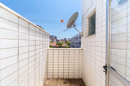 Varanda do Quarto de apartamento à venda com 3 quartos, 80m² em Coração Eucarístico, Belo Horizonte