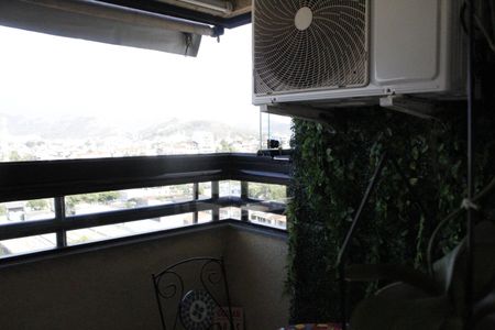Varanda da Sala de apartamento à venda com 3 quartos, 150m² em Taquara, Rio de Janeiro