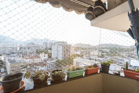 Varanda da Sala de apartamento à venda com 2 quartos, 60m² em Praça da Bandeira, Rio de Janeiro