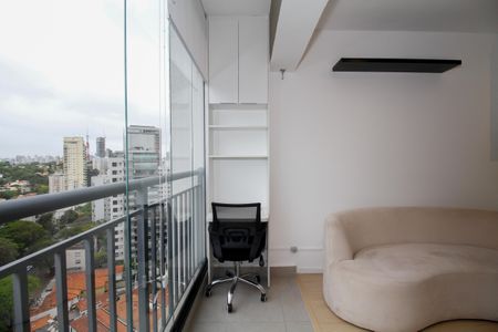 Varanda de apartamento para alugar com 1 quarto, 29m² em Sumaré, São Paulo