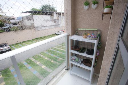 Varanda de apartamento à venda com 2 quartos, 51m² em Taquara, Rio de Janeiro