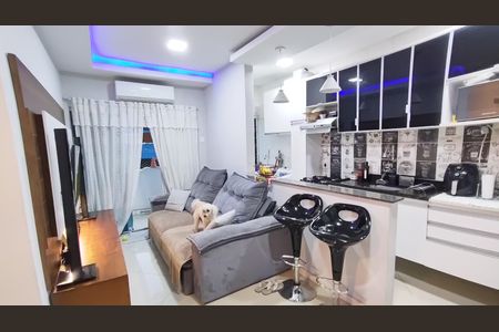 Sala de apartamento à venda com 3 quartos, 80m² em Taquara, Rio de Janeiro