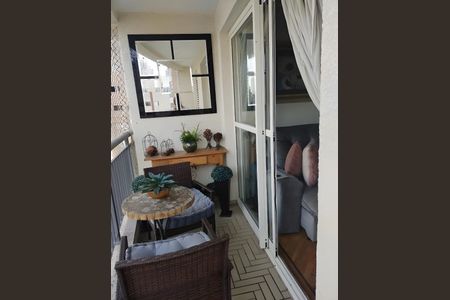 Varanda da Sala de apartamento para alugar com 3 quartos, 71m² em Vila Andrade, São Paulo