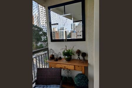 Varanda da Sala de apartamento para alugar com 3 quartos, 71m² em Vila Andrade, São Paulo