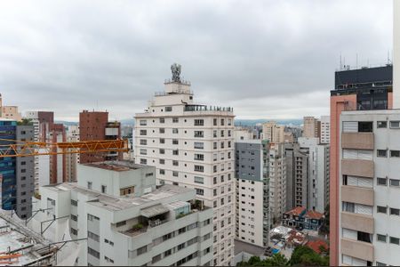 Vista da Varanda de kitnet/studio para alugar com 1 quarto, 25m² em Perdizes, São Paulo