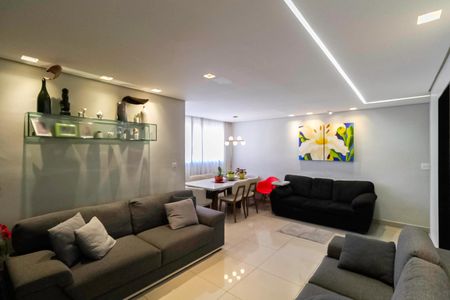 Sala de apartamento à venda com 3 quartos, 97m² em Castelo, Belo Horizonte
