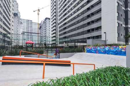 Apartamento para alugar com 38m², 2 quartos e sem vaga Apartamento para alugar com 38m², 2 quartos e sem vagaÁrea comum - Pista de Skate