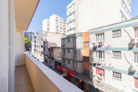 Varanda da Sala de apartamento à venda com 3 quartos, 103m² em Centro Histórico, Porto Alegre