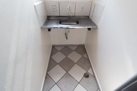 Cozinha de kitnet/studio para alugar com 1 quarto, 20m² em Cidade Universitária, Campinas