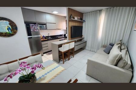 Sala de apartamento para alugar com 2 quartos, 47m² em Buritis, Belo Horizonte