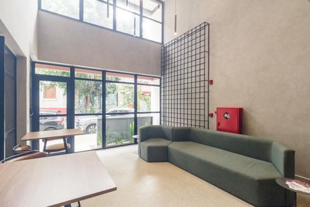 Apartamento para alugar com 28m², 1 quarto e sem vaga Apartamento para alugar com 28m², 1 quarto e sem vagaÁrea comum - Hall Social