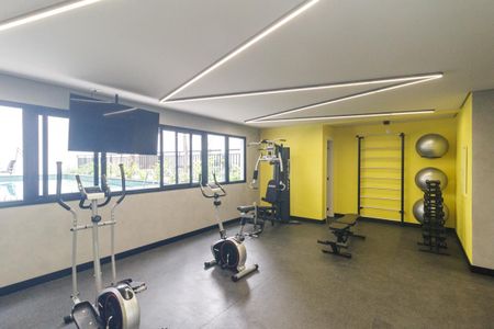 Apartamento para alugar com 28m², 1 quarto e sem vaga Apartamento para alugar com 28m², 1 quarto e sem vagaÁrea comum - Academia