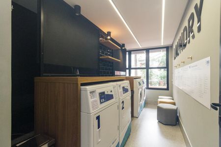 Apartamento para alugar com 28m², 1 quarto e sem vaga Apartamento para alugar com 28m², 1 quarto e sem vagaÁrea comum - Lavanderia