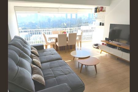 Sala de apartamento para alugar com 3 quartos, 94m² em Vila Campo Grande, São Paulo