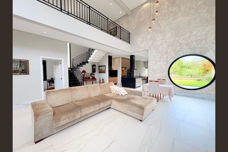 Sala de casa de condomínio à venda com 5 quartos, 380m² em Jardim Samambaia, Jundiaí