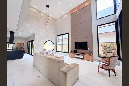 Sala de casa de condomínio à venda com 5 quartos, 380m² em Jardim Samambaia, Jundiaí