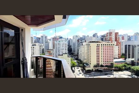 Varanda Sala de apartamento para alugar com 1 quarto, 44m² em Jardim Paulista, São Paulo