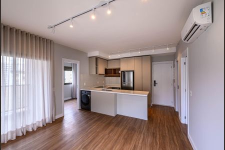 Sala/Cozinha de apartamento para alugar com 2 quartos, 58m² em Santa Cecilia, São Paulo