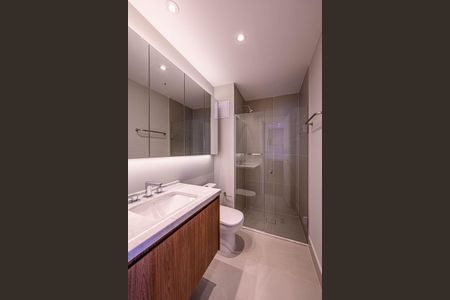 Banheiro de apartamento para alugar com 2 quartos, 58m² em Santa Cecilia, São Paulo