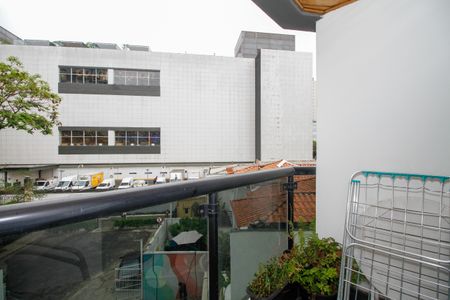 Varanda da Sala de apartamento para alugar com 1 quarto, 40m² em Jardim Paulista, São Paulo