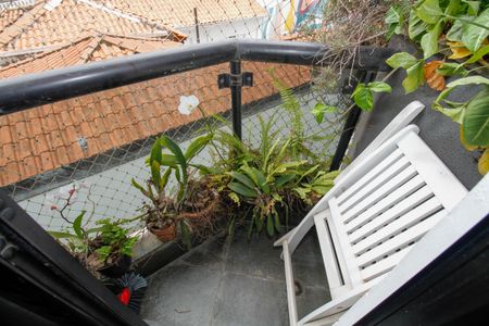 Varanda do Quarto de apartamento para alugar com 1 quarto, 40m² em Jardim Paulista, São Paulo