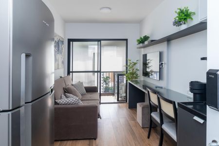 Sala de apartamento para alugar com 1 quarto, 32m² em Pompeia, São Paulo