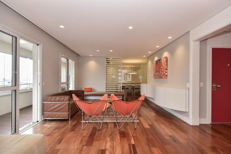 Sala de apartamento à venda com 3 quartos, 181m² em Real Parque, São Paulo