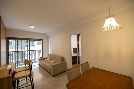 Sala de apartamento para alugar com 1 quarto, 51m² em Alphaville Industrial, Barueri