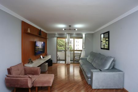 Sala de apartamento à venda com 3 quartos, 112m² em Chácara Agrindus, Taboão da Serra