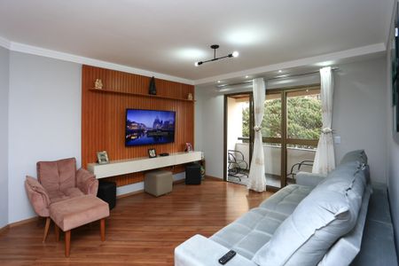 Sala de apartamento à venda com 3 quartos, 112m² em Chácara Agrindus, Taboão da Serra