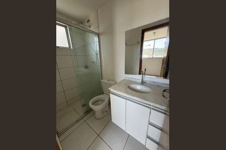 Banheiro da Suíte de apartamento para alugar com 3 quartos, 78m² em Castelo, Belo Horizonte