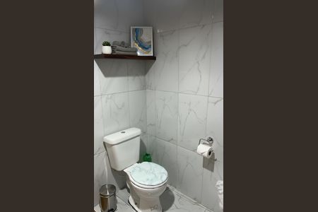 Banheiro de casa para alugar com 2 quartos, 45m² em Vila Nova, Mesquita