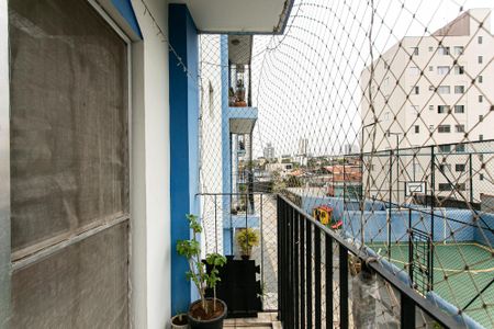 Varanda da Sala de apartamento à venda com 3 quartos, 98m² em Vila Esperança, São Paulo