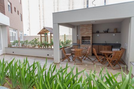 Apartamento à venda com 45m², 1 quarto e 1 vagaChurrasqueira