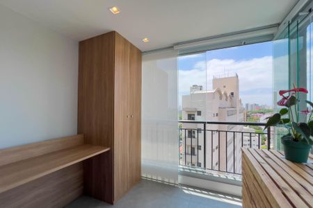 Varanda de kitnet/studio para alugar com 1 quarto, 33m² em Vila Mariana, São Paulo