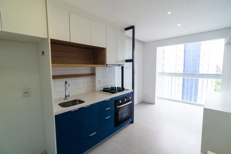 Sala/Cozinha de kitnet/studio à venda com 1 quarto, 27m² em Vila Guarani (zona Sul), São Paulo