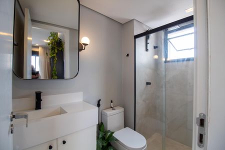 Apartamento à venda com 37m², 1 quarto e sem vaga Apartamento à venda com 37m², 1 quarto e sem vagaBanheiro da Suíte