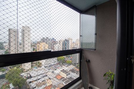 Varanda da Sala de apartamento à venda com 1 quarto, 37m² em Butantã, São Paulo