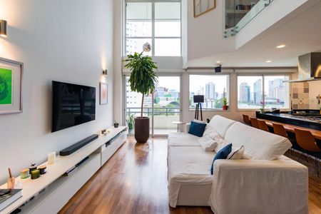 Sala de apartamento à venda com 1 quarto, 98m² em Vila Morumbi, São Paulo