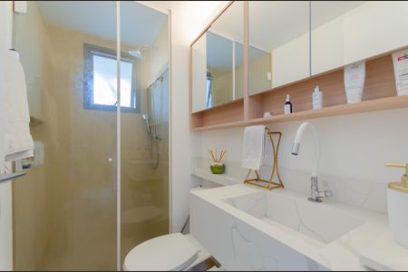 Banheiro de apartamento para alugar com 1 quarto, 40m² em Paraíso, São Paulo
