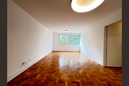 Sala de apartamento para alugar com 3 quartos, 105m² em Indianópolis, São Paulo